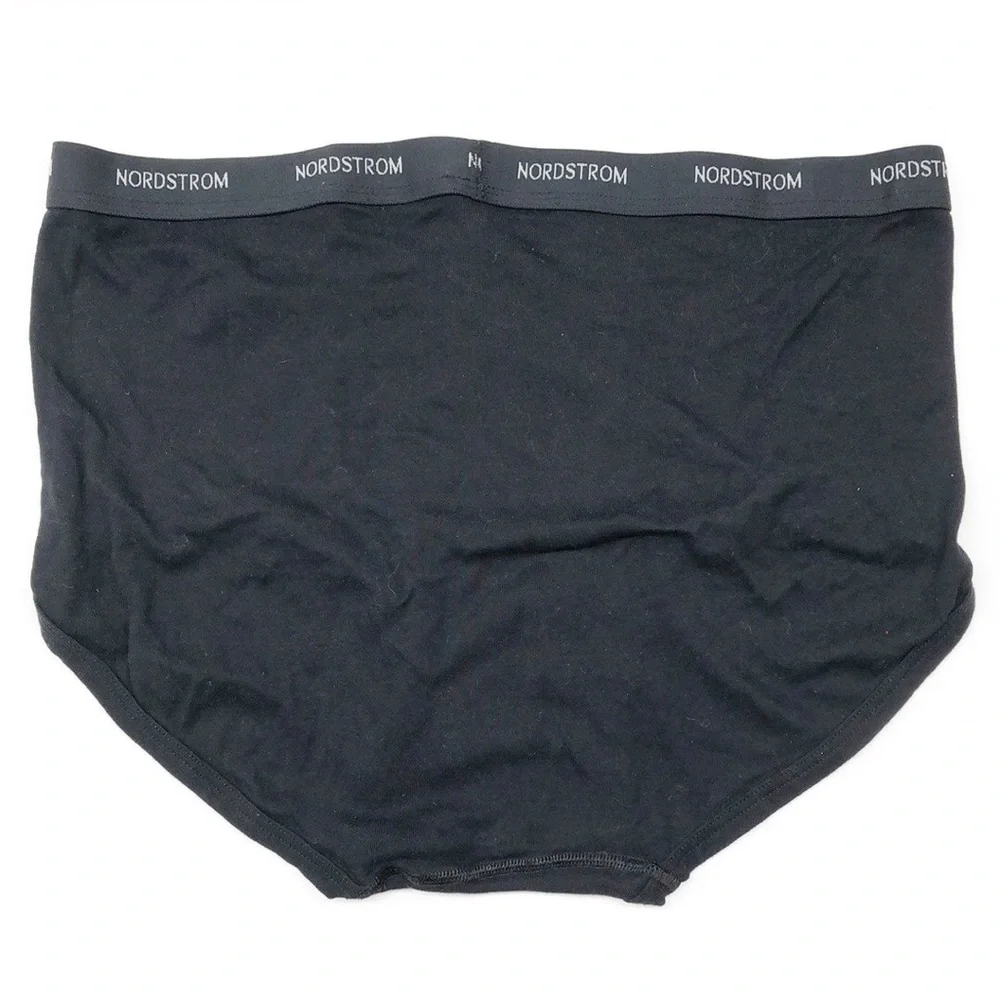 Nordstrom men's black Supima cotton brief